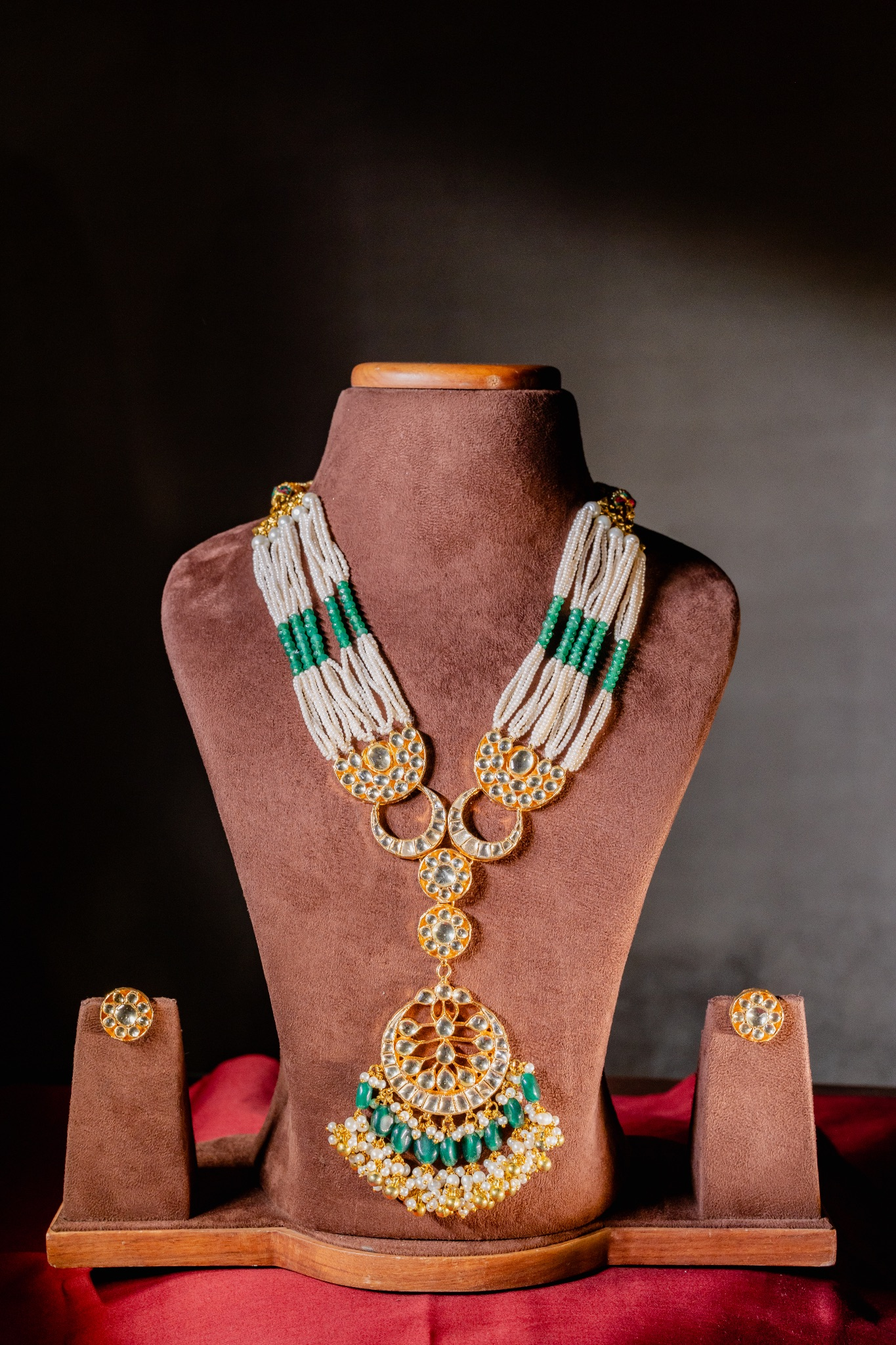 Chandran Polki Long Necklace