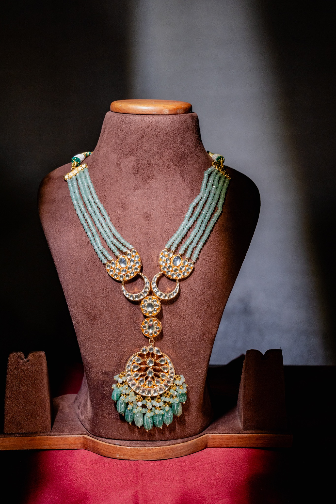 Chandran Polki Long Necklace