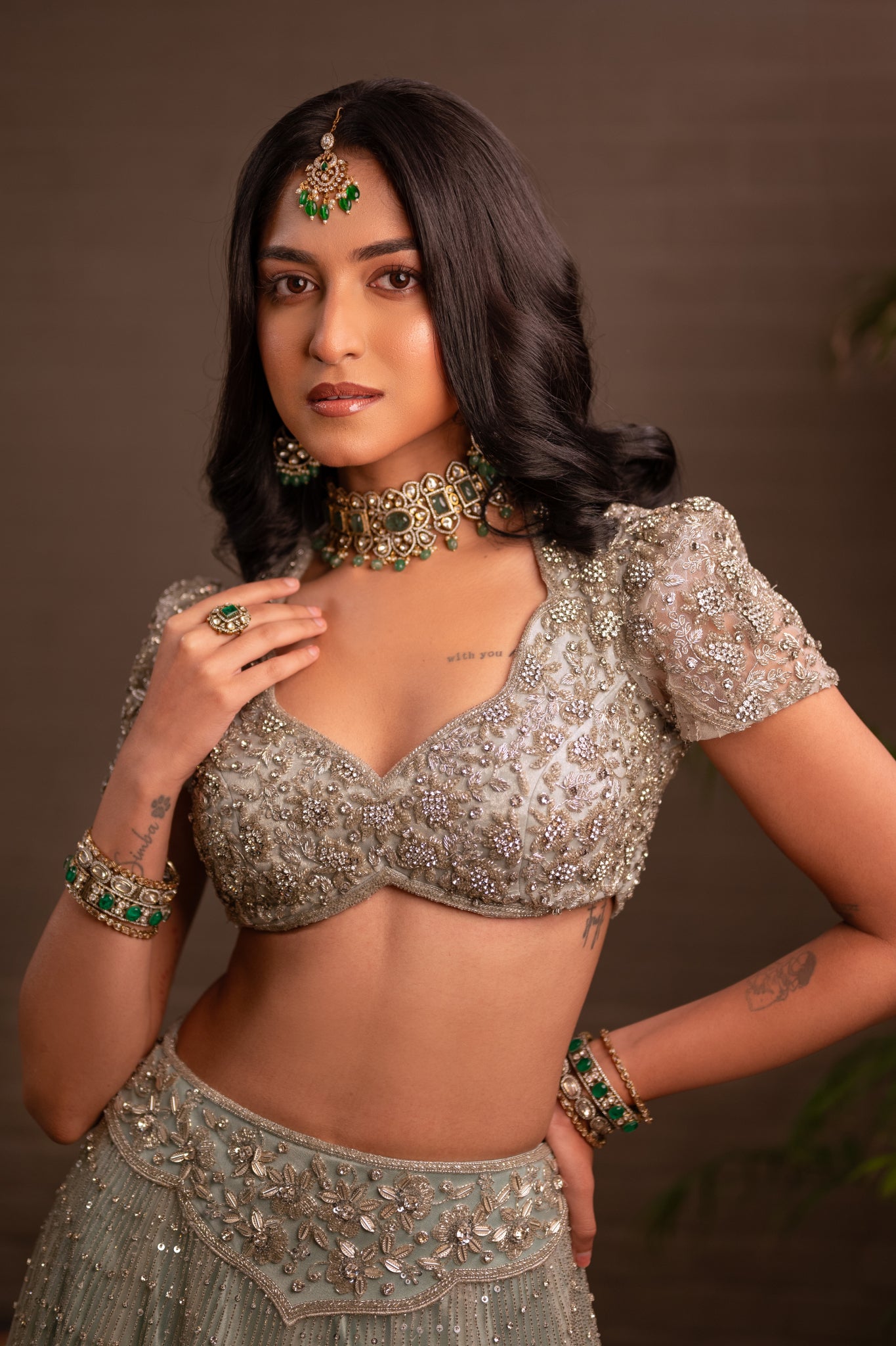 Emerald Doublet Tayani Chocker