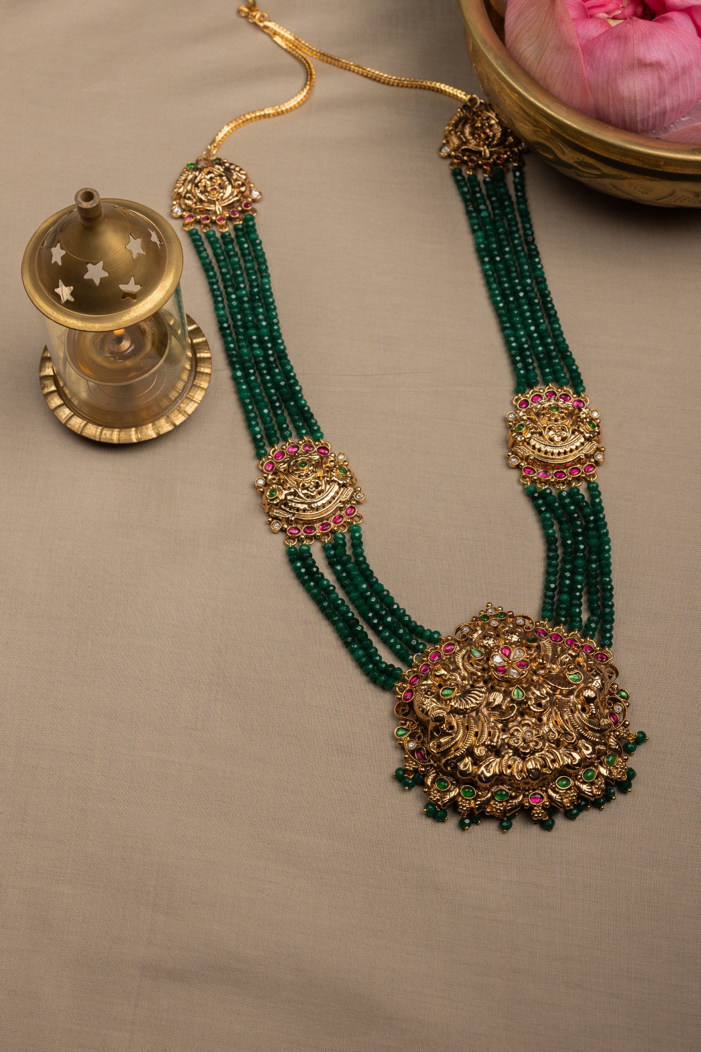 Emerald Cascade Necklace