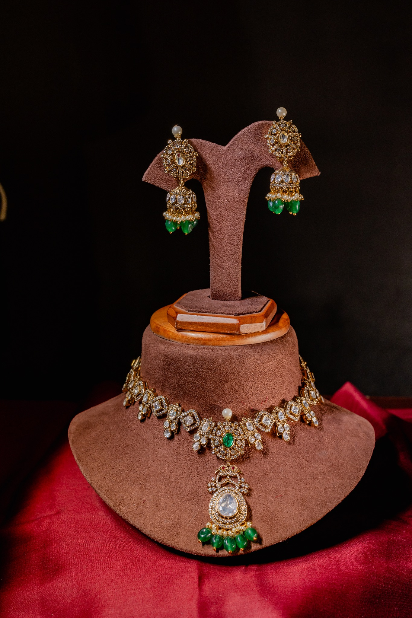 Green Moissanite Choker