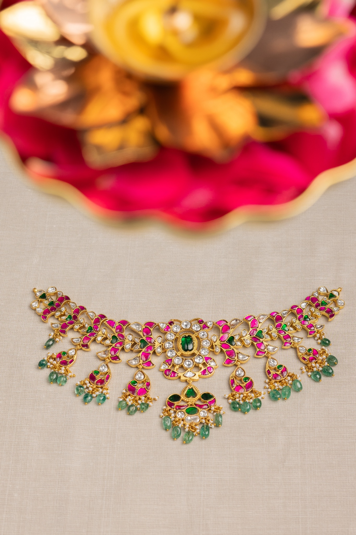 Ponnin Malar Necklace (Choker Only)