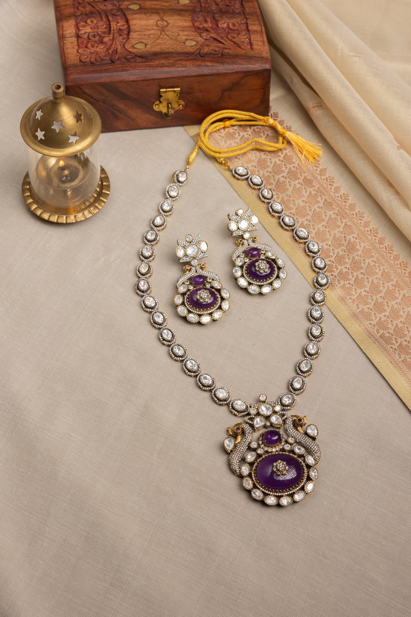 Purple Bloom Necklace