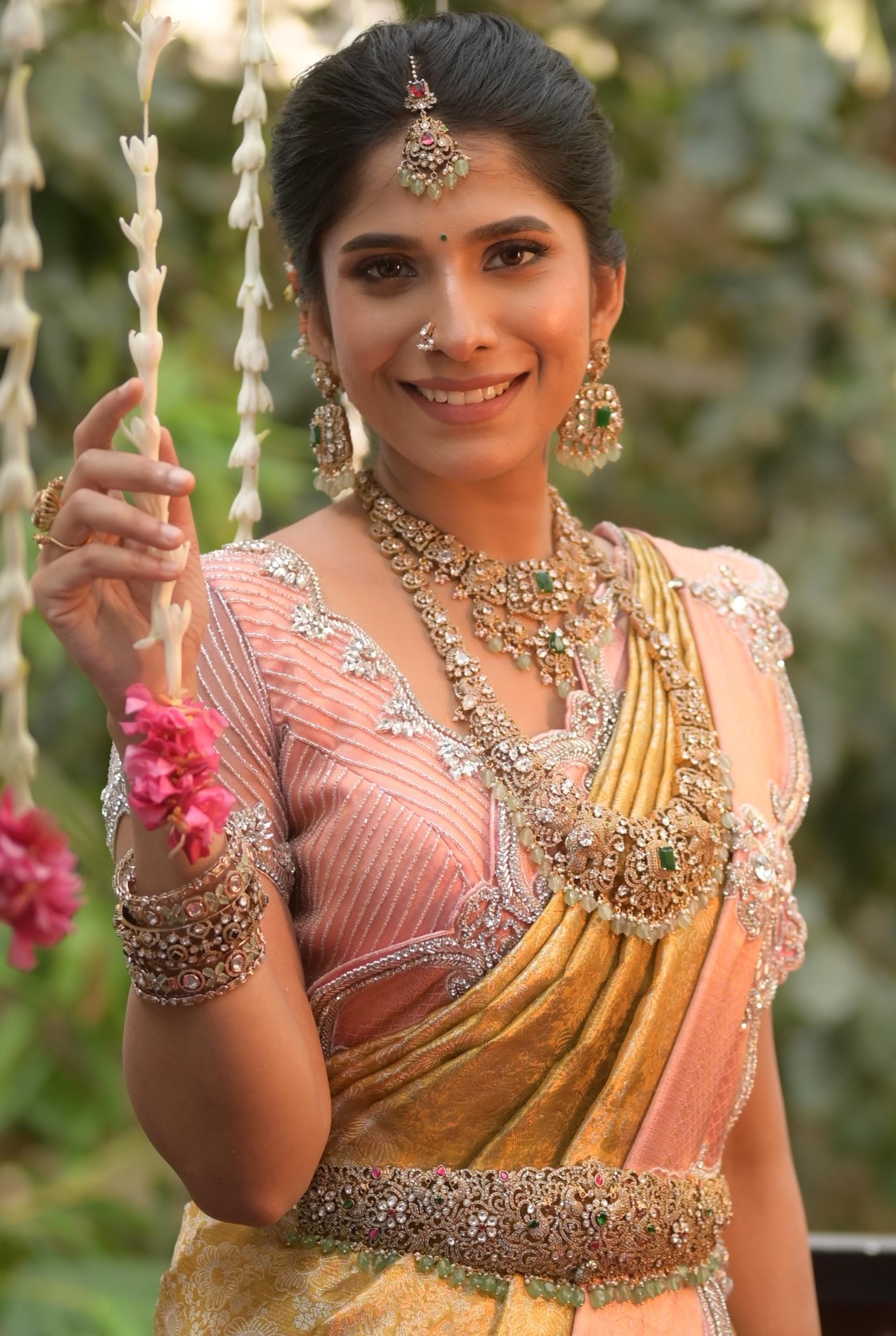 Royal Raani Haar Set (Haram with 2 earrings)