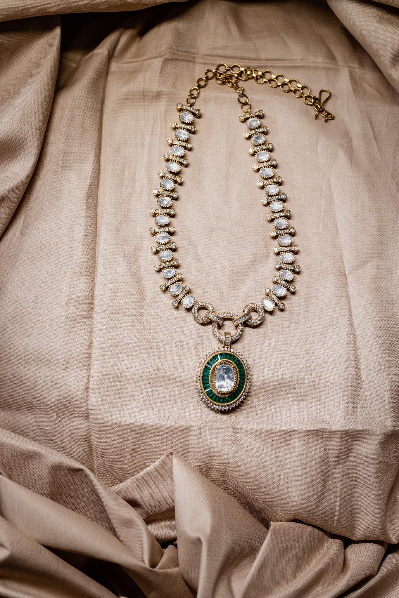 Simple Emerald Necklace